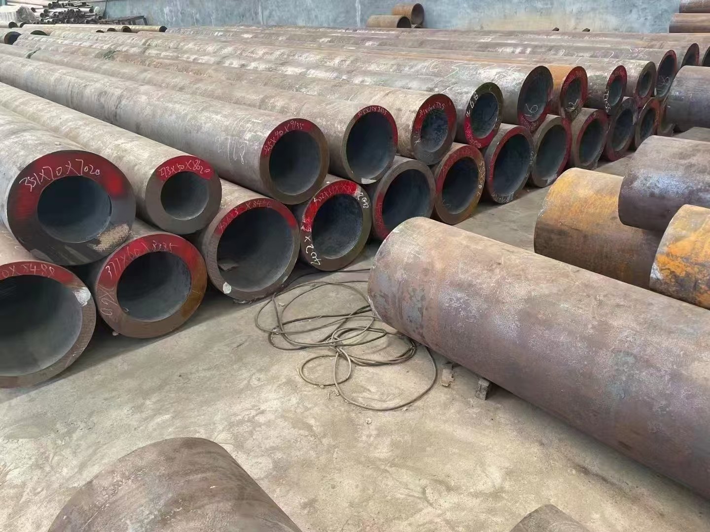 扬州市无缝钢管切割定尺切割加工方矩无缝钢管 - 价格